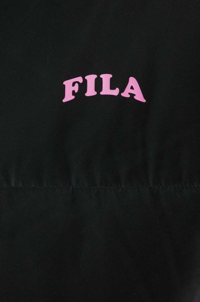 Куртка Fila жіноча колір чорний зимова (3481626) фото 5