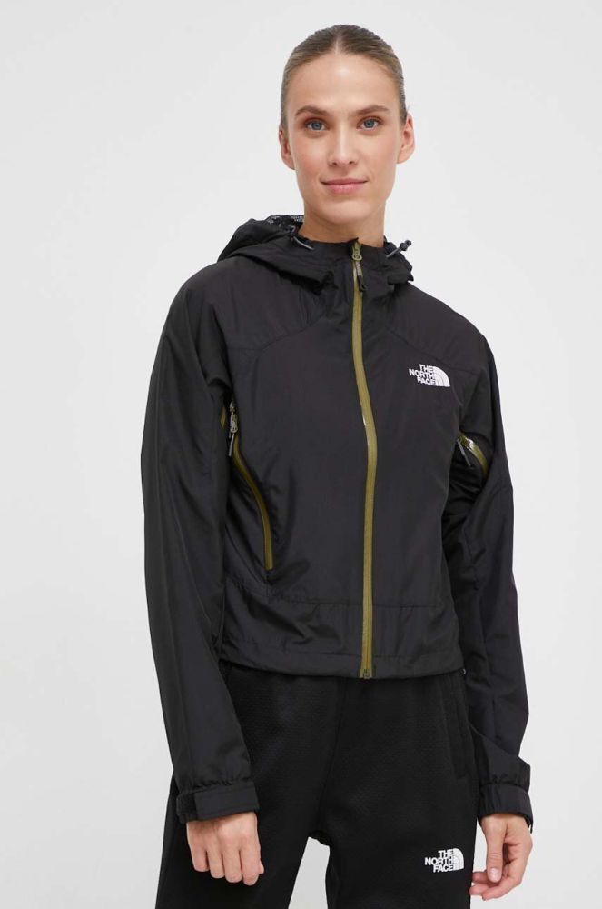 Куртка The North Face жіноча колір чорний перехідна (3550516)