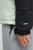 Пухова куртка The North Face жіноча колір зелений зимова (3585668)