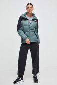 Пухова куртка The North Face жіноча колір зелений зимова (3605650)