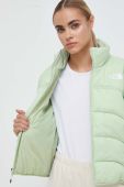 Куртка The North Face жіноча колір зелений зимова (3592913)