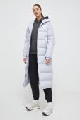 Пухова куртка The North Face жіноча зимова oversize колір блакитний