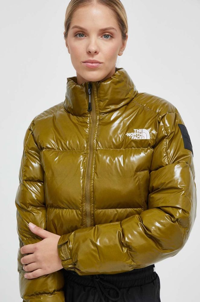 Куртка The North Face Rusta 2.0 жіноча колір зелений зимова oversize