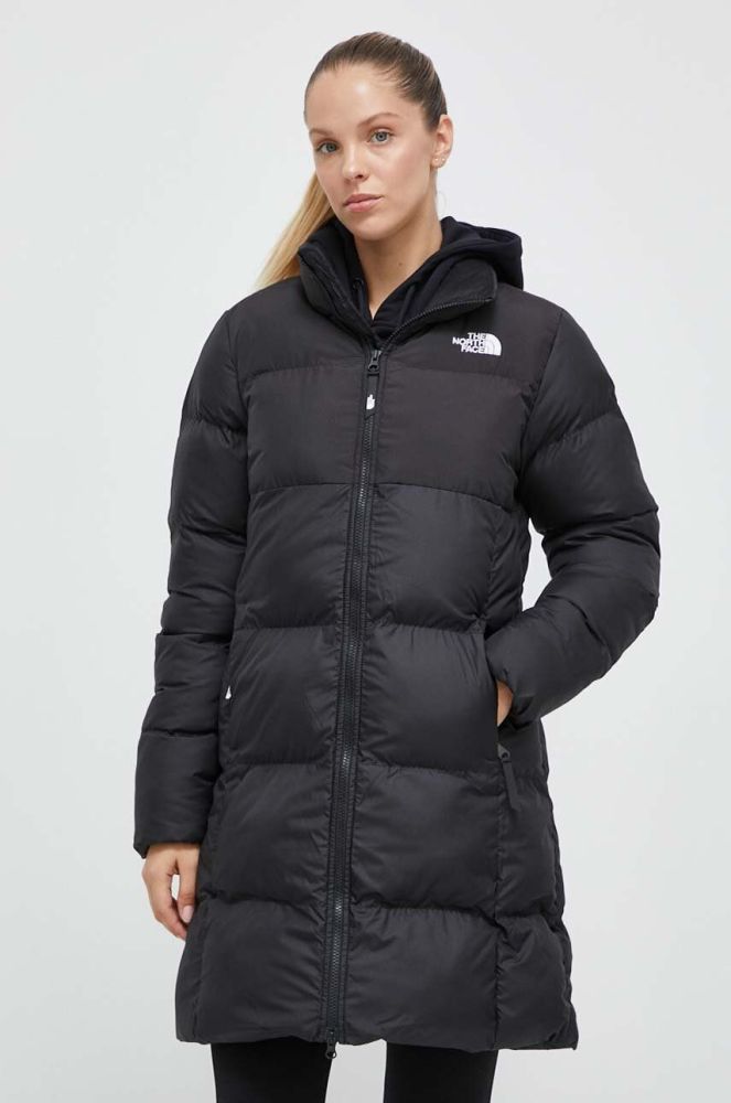 Куртка The North Face жіноча колір чорний перехідна (3629659)