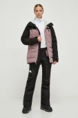 Пухова куртка The North Face Pallie колір рожевий