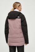 Пухова куртка The North Face Pallie колір рожевий