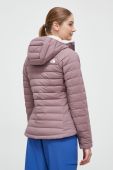 Спортивна пухова куртка The North Face Belleview колір рожевий