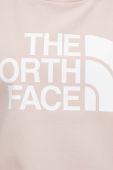 Спортивна кофта The North Face Tekno Pullover колір рожевий з капюшоном з принтом