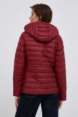 Пухова куртка Tommy Hilfiger жіноча колір бордовий перехідна