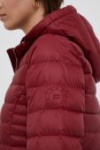 Пухова куртка Tommy Hilfiger жіноча колір бордовий перехідна