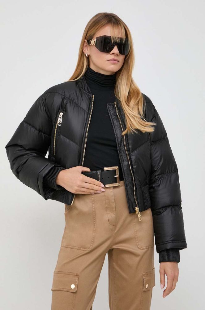 Пухова куртка MICHAEL Michael Kors жіноча колір чорний зимова oversize (3614041)