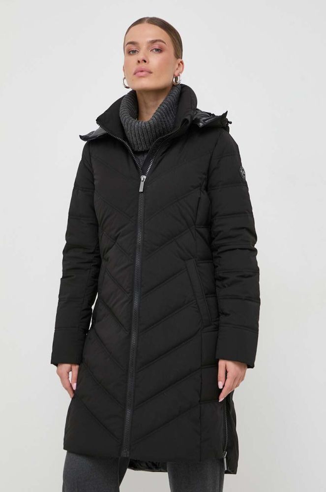 Пухова куртка MICHAEL Michael Kors жіноча колір чорний зимова (3678749)