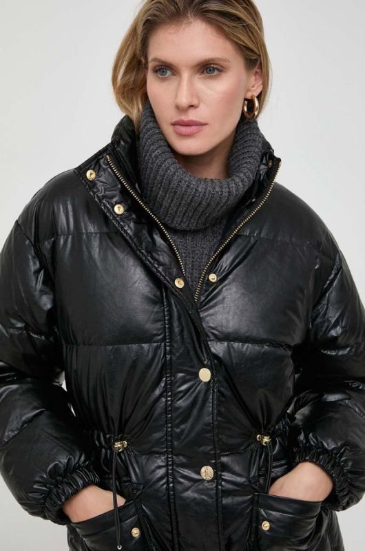 Пухова куртка MICHAEL Michael Kors жіноча колір чорний перехідна (3617629)