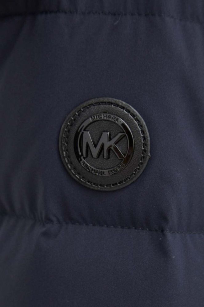 Пухова куртка MICHAEL Michael Kors жіноча колір синій перехідна фото 5