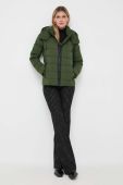 Пухова куртка MICHAEL Michael Kors жіноча колір зелений перехідна