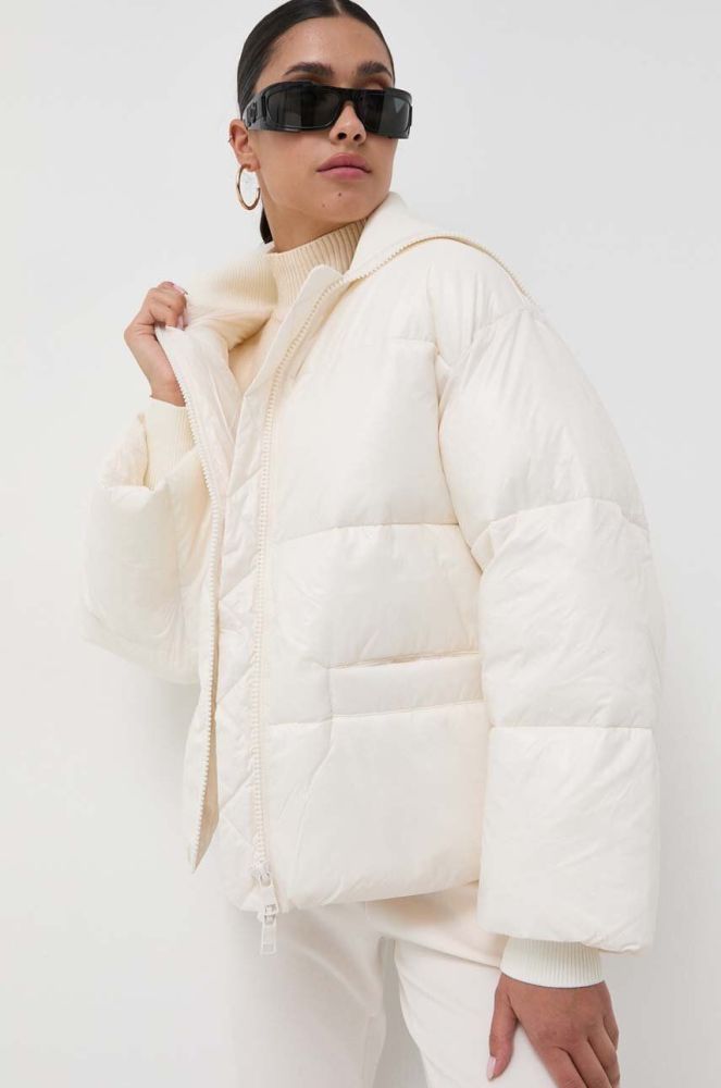 Куртка Armani Exchange жіноча колір білий зимова
