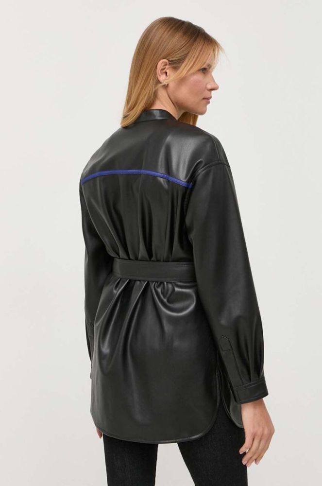 Сорочка Armani Exchange жіноча колір чорний relaxed фото 3