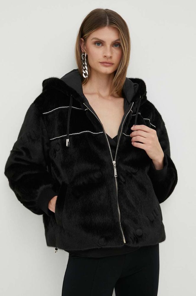 Куртка Liu Jo жіноча колір чорний зимова (3394263)