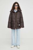 Куртка Samsoe Samsoe жіноча колір коричневий зимова (3656891)