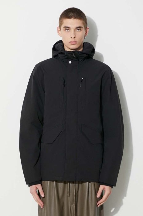 Куртка Samsoe Samsoe жіноча колір чорний перехідна (3605674)