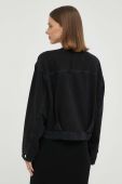 Джинсова куртка Marc O'Polo DENIM жіноча колір чорний перехідна oversize