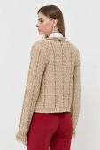 Кардиган з домішкою вовни Twinset колір бежевий теплий (3477404)