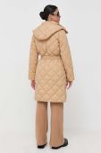 Куртка Twinset жіноча колір бежевий перехідна (3473922)