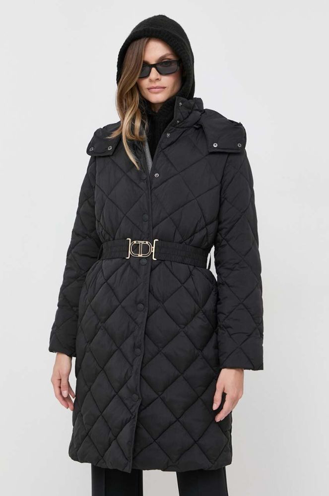 Куртка Twinset жіноча колір чорний перехідна (3473918)