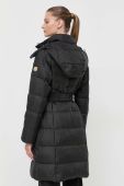 Пухова куртка Twinset жіноча колір чорний перехідна (3473934)