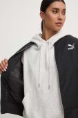 Куртка-бомбер Puma жіночий колір чорний перехідна