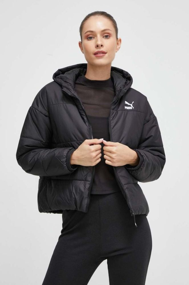 Куртка Puma жіноча колір чорний зимова (3571340) фото 4