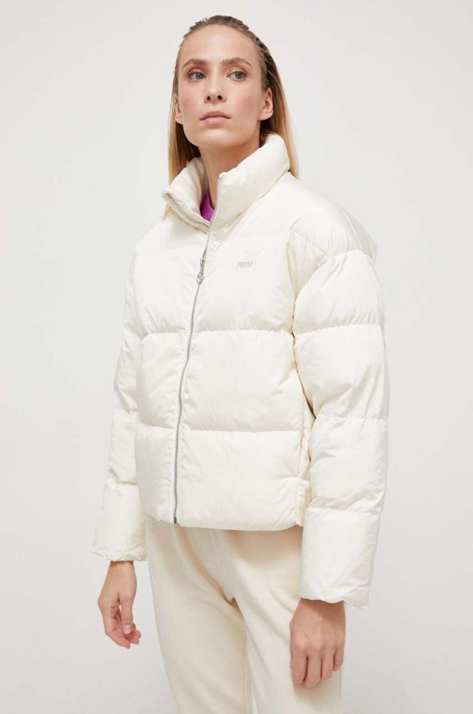 Куртка Puma жіноча колір бежевий зимова