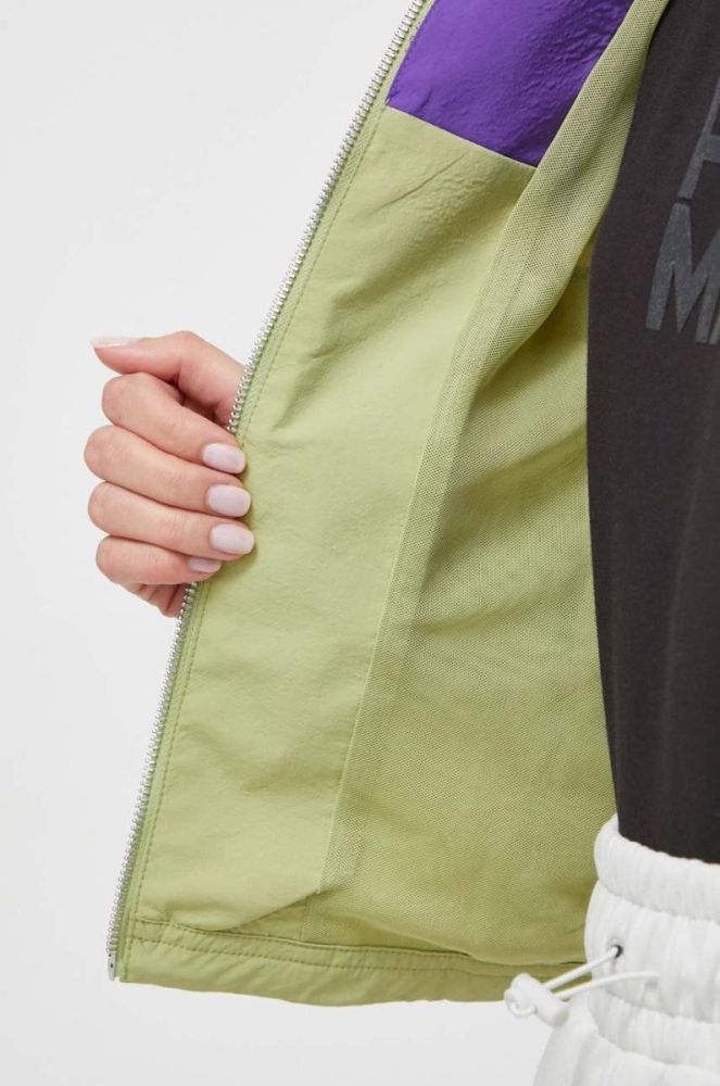 Куртка Puma жіноча колір зелений перехідна oversize фото 6