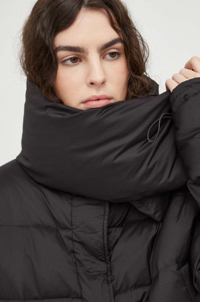 Куртка Herskind жіноча колір чорний зимова oversize фото 3