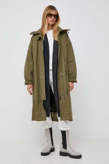 Куртка Weekend Max Mara жіноча колір зелений перехідна oversize