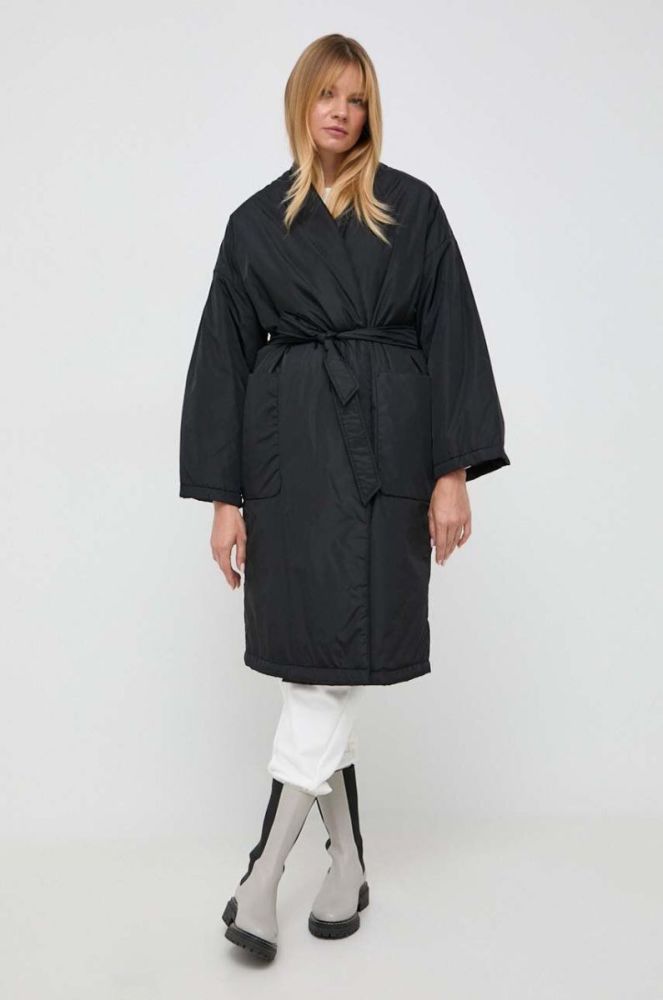 Куртка Weekend Max Mara жіноча колір зелений перехідна oversize фото 4