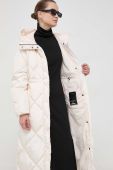 Пухова куртка Weekend Max Mara жіноча колір бежевий зимова (3675882)