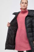 Пухова куртка Weekend Max Mara жіноча колір чорний зимова
