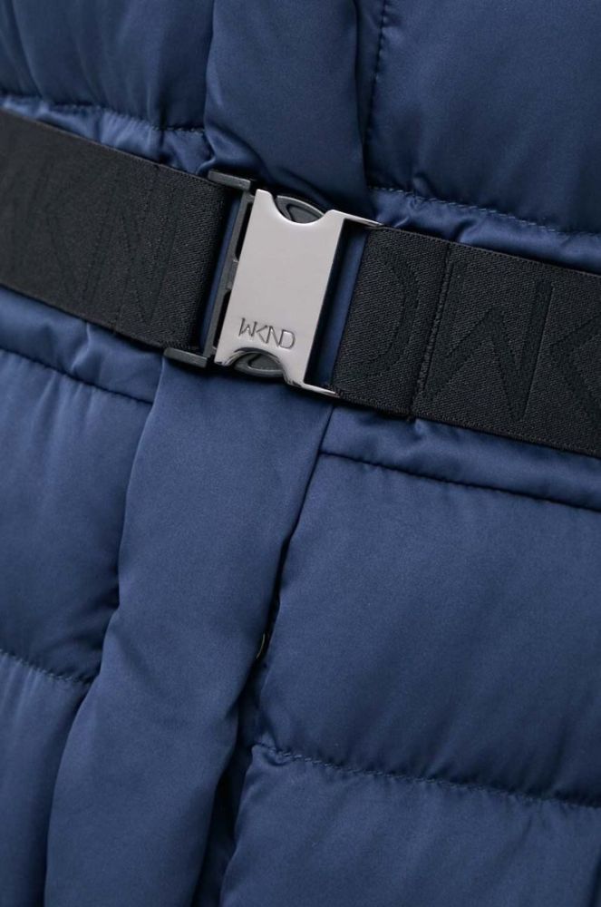 Пухова куртка Weekend Max Mara жіноча колір синій зимова фото 5