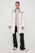 Пухова куртка Weekend Max Mara жіноча колір бежевий зимова (3621740)