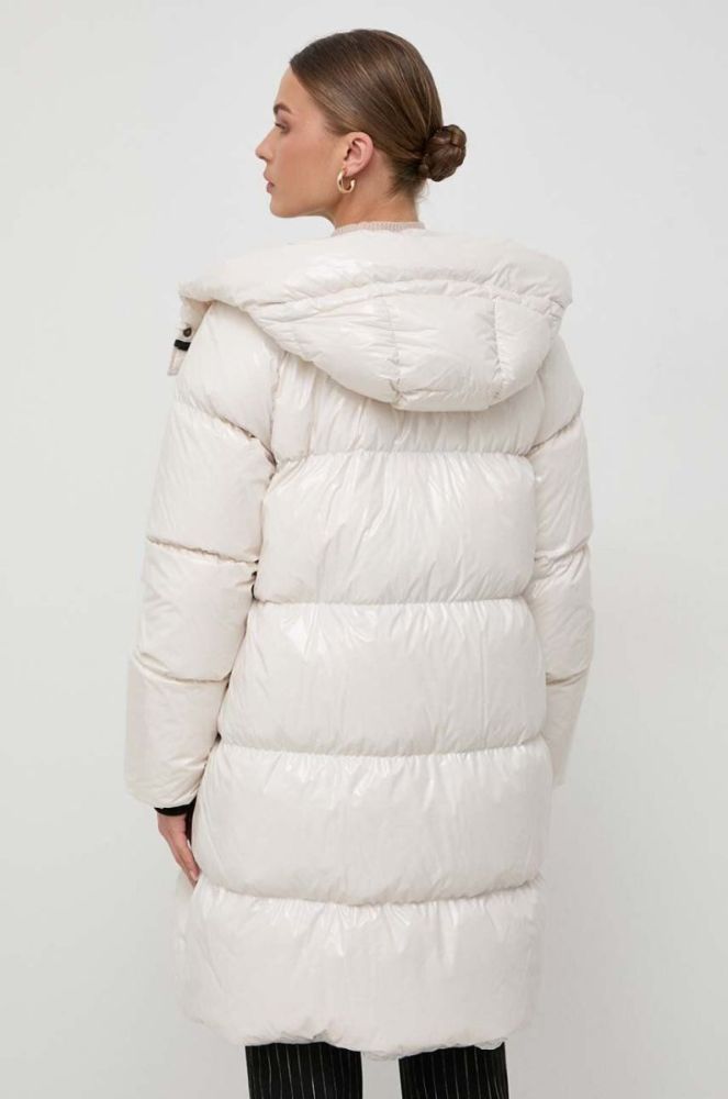 Пухова куртка Weekend Max Mara жіноча колір бежевий зимова (3621740) фото 3