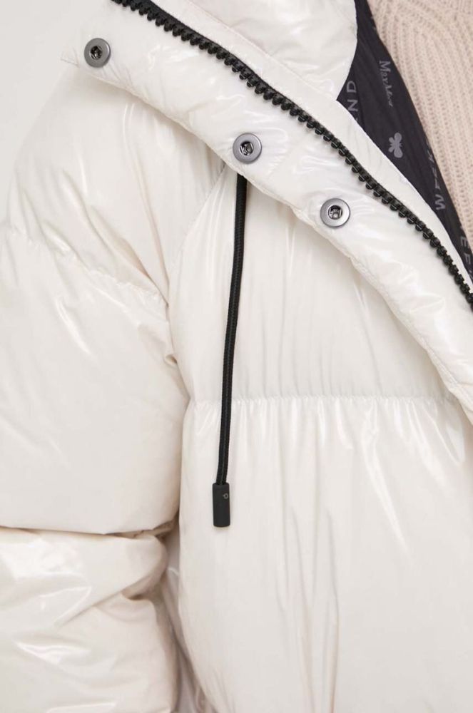 Пухова куртка Weekend Max Mara жіноча колір бежевий зимова (3621740) фото 6