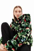 Куртка Desigual жіноча зимова oversize колір барвистий