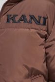 Куртка Karl Kani жіноча колір коричневий зимова