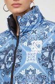 Двостороння куртка Karl Kani жіноча зимова колір блакитний