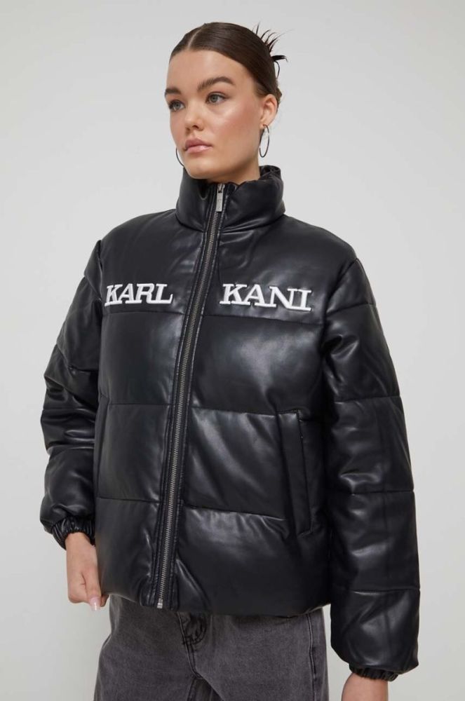 Куртка Karl Kani жіноча колір чорний зимова (3577806) фото 4