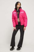 Куртка Karl Kani жіноча колір рожевий зимова