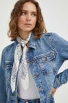 Джинсова куртка Marc O'Polo жіноча перехідна колір блакитний