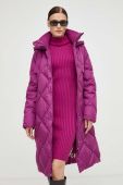 Пухова куртка Marc O'Polo жіноча колір фіолетовий перехідна