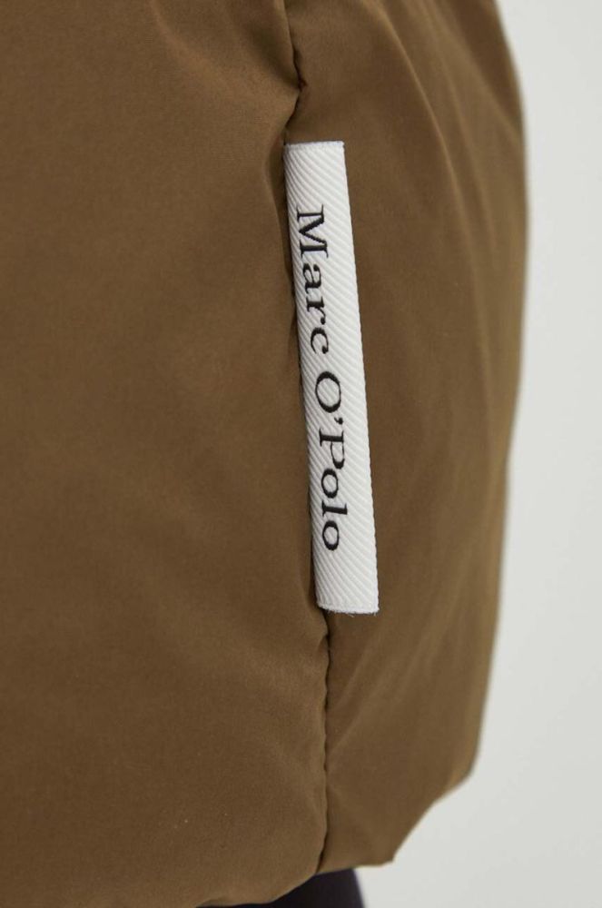 Пухова куртка Marc O'Polo жіноча колір зелений зимова oversize фото 5